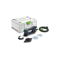 Festool RO 90 DX FEQ-Plus Geared Eccentric Sander & Delta Sander in Systainer. ROTEX 4-in-1 Tool for sanding and polishing