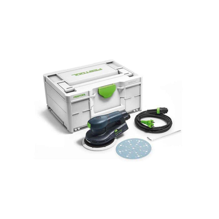 Festool Eccentric Sander ETS EC 150/5 EQ-Plus in Systainer - Compact, Ergonomic Sanding Tool