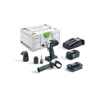 Festool Cordless Percussion Drill Pdc 18/4 Li 5,2-Set