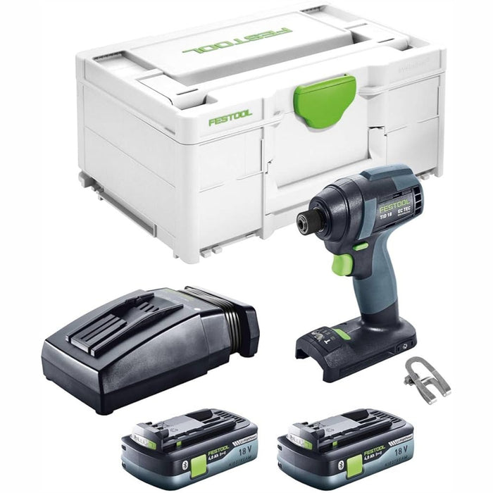 Festool TID 18 Cordless Impact Drill Kit with Batteries, Charger, Systainer