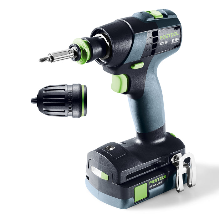 Festool Cordless Drill Txs18 C3.0 + Fes576895