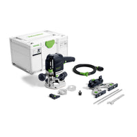 Festool OF1010 REBQ-Plus Router Kit: Precision Woodworking Power Tool with Systainer & Accessories for Professional Routing.