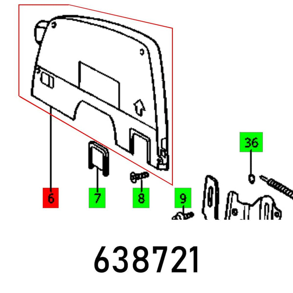 COVER SP 85-45 EB from chavda.com - Illustrated Spare Part Diagram