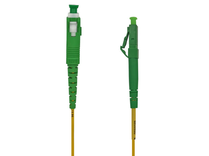 Scoop Fiber Optic Cable LC-SC APC Single Mode 1M, 2.0mm - Fiber Patch Cord