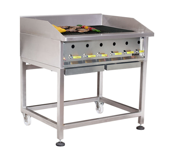 BCE Heavy Duty Radiant Gas Griller FGR0900 - Stainless Steel Restaurant Griller - Chavda.com