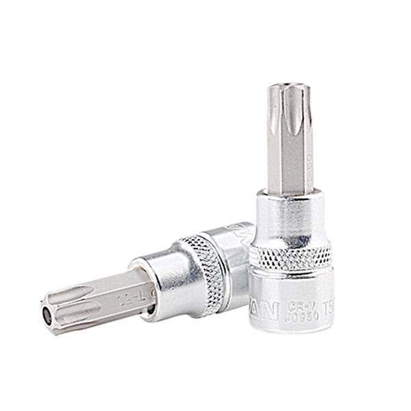 FIXMAN 3/8" Drive T50H Torx Security Bit Socket - Chrome Vanadium Steel Tool