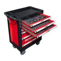 Fixman 7 Drawer Ind. Roller Cabinet With 133pc Mechanics Tool Set -FIX TR0034 chavda.com