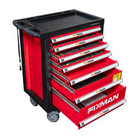 Fixman 7 Drawer Ind. Roller Cabinet With 133pc Mechanics Tool Set -FIX TR0034 chavda.com