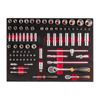 Fixman 7 Drawer Ind. Roller Cabinet With 133pc Mechanics Tool Set -FIX TR0034 chavda.com
