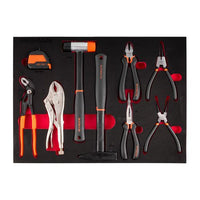 Fixman 7 Drawer Ind. Roller Cabinet With 133pc Mechanics Tool Set -FIX TR0034 chavda.com