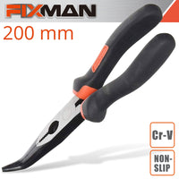 Fixman Fixman Industrial Bent Nose Pliers 8'/200 Mm Fix A0205