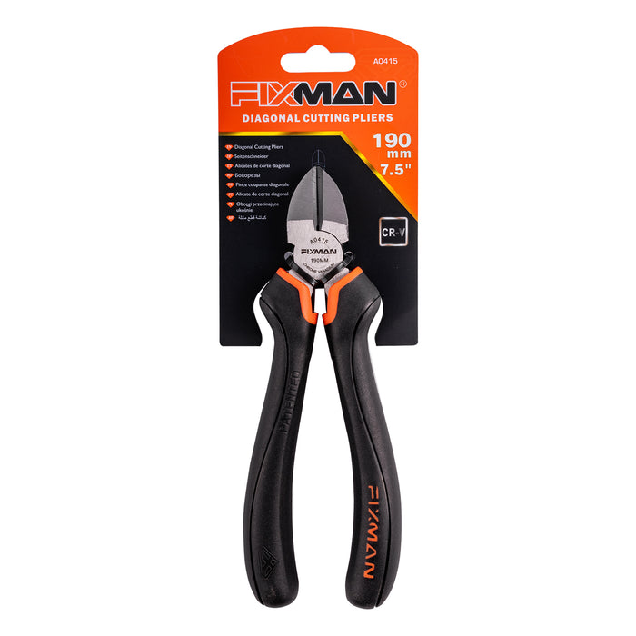 Fixman Fixman Industrial Diagonal Side Cutting Pliers 8' 190 Mm Fix A0415
