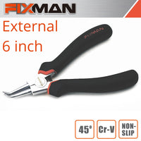 Fixman Fixman External Circlip Pliers 6'/145 Mm X 45 Deg Fix A1001