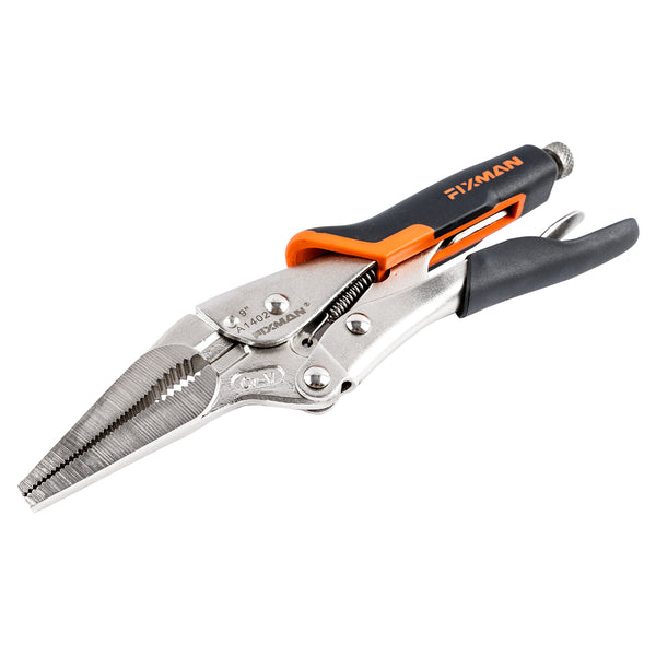 FIXMAN FIXMAN  LONG NOSE LOCK GRIP PLIERS 9"/225MM FIX A1402