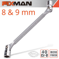 Fixman Fixman Hinged Socket Wrench 8 X9 Mm Fix B0501