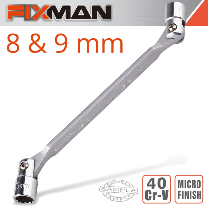 Fixman Fixman Hinged Socket Wrench 8 X9 Mm Fix B0501