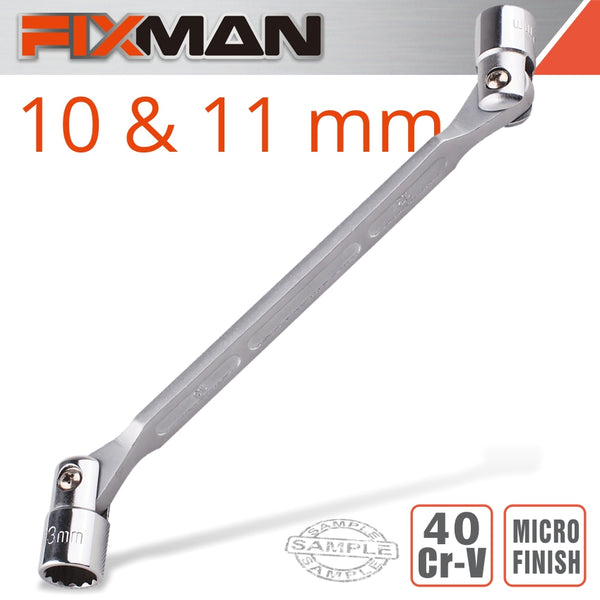 Fixman Fixman Hinged Socket Wrench 10 X11 Mm Fix B0502