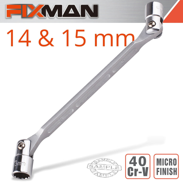 Fixman Fixman Hinged Socket Wrench 14 X15 Mm Fix B0504