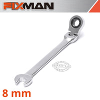 Fixman Fixman Flexible Ratchet Combination Wrench 8 Mm Fix B0701