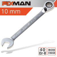 Fixman Fixman Reversible Combination Ratcheting Wrench 10 Mm Fix B1203