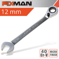 Fixman Fixman Reversible Combination Ratcheting Wrench 12 Mm Fix B1205