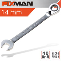Fixman Fixman Reversible Combination Ratcheting Wrench 14 Mm Fix B1207
