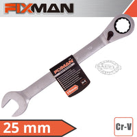 Fixman Fixman Reversible Combination Ratcheting Wrench 25 Mm Fix B1218