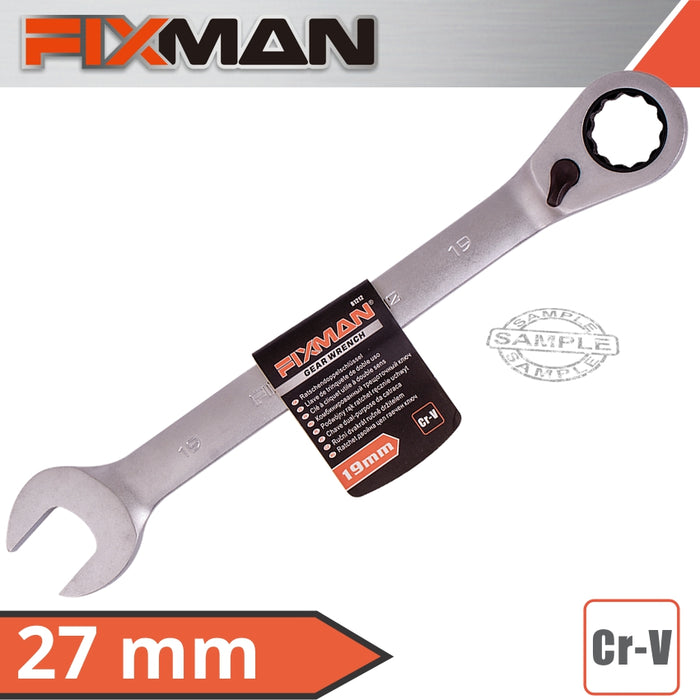 Fixman Fixman Reversible Combination Ratcheting Wrench 27 Mm Fix B1220
