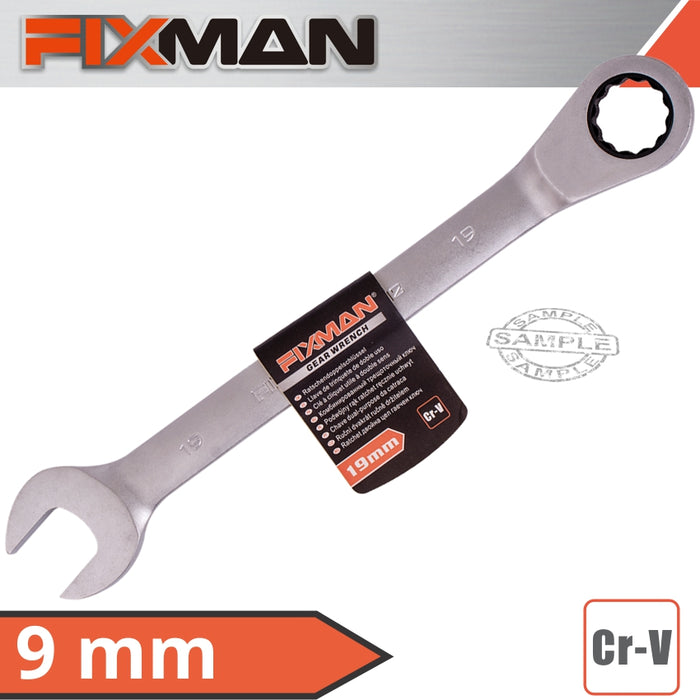Fixman Fixman Combination Ratcheting Wrench 9 Mm Fix B1302