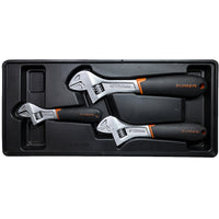 Fixman Fixman Tray 3 Piece Adjustable Wrench 6'8'10' Fix F1 Bt23