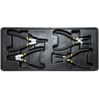 Fixman Fixman Tray 4 Piece 6' Internal And External Circlip Pliers Fix F1 Bt28