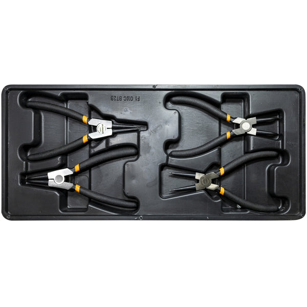 Fixman Fixman Tray 4 Piece 6' Internal And External Circlip Pliers Fix F1 Bt28