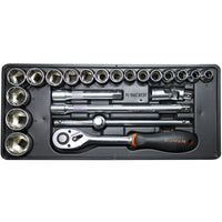 Fixman Fixman 22 Pc 1/2' Dr.Sockets & Accessories Fix F1 Bt37