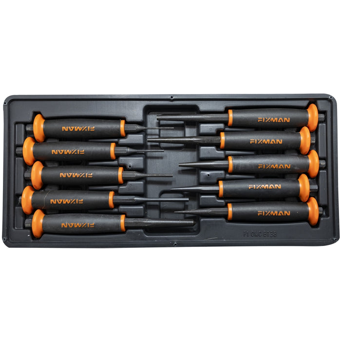 Fixman Fixman 10 Pc Punches Pin 2 3 4 5 Punch 2 3 4 5 6 Center Punch 8 Mm Fix F1 Bt38