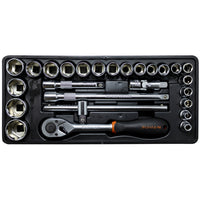 Fixman Fixman Tray 26 Piece 1/2' Drive Sockets And Accessories Fix F1 Bt47