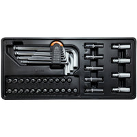 Fixman Fixman 33 Pc 1/4' Dr.Sockets & Accessories Fix F1 Bt49