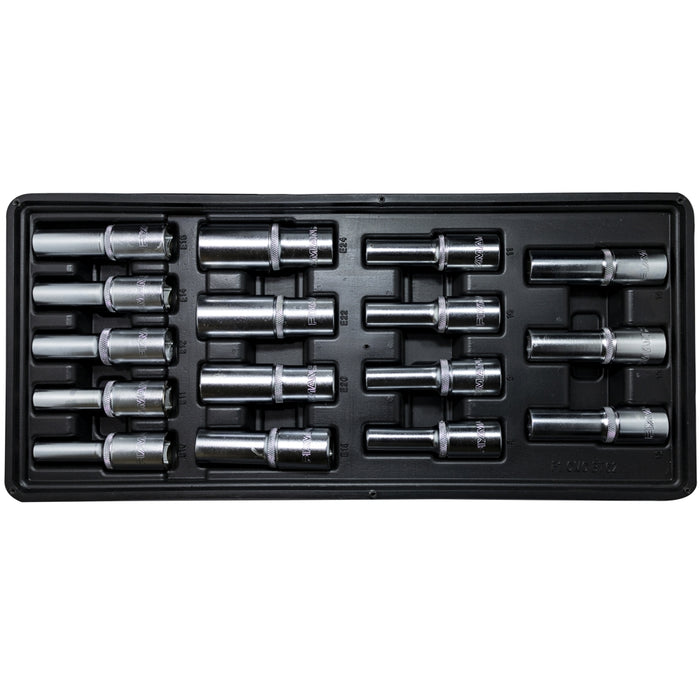 Fixman Fixman 16 Pc 1/2' Dr.Deep Sockets Fix F1 Bt62