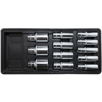 Fixman Fixman Tray 12 Piece 1/2' Drive Deep Sockets Fix F1 Bt63