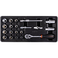 Fixman Fixman 20 Pc 3/8' Dr.Sockets & Accessories Fix F1 Bt73