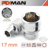 Fixman Fixman 3/8' Drive Hex Socket 17 Mm Fix H0210 M