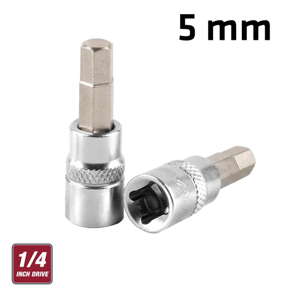 FIXMAN FIXMAN 1/4" DR.BIT SOCKET 5MM HEX ALLEN H5 FIX J0803