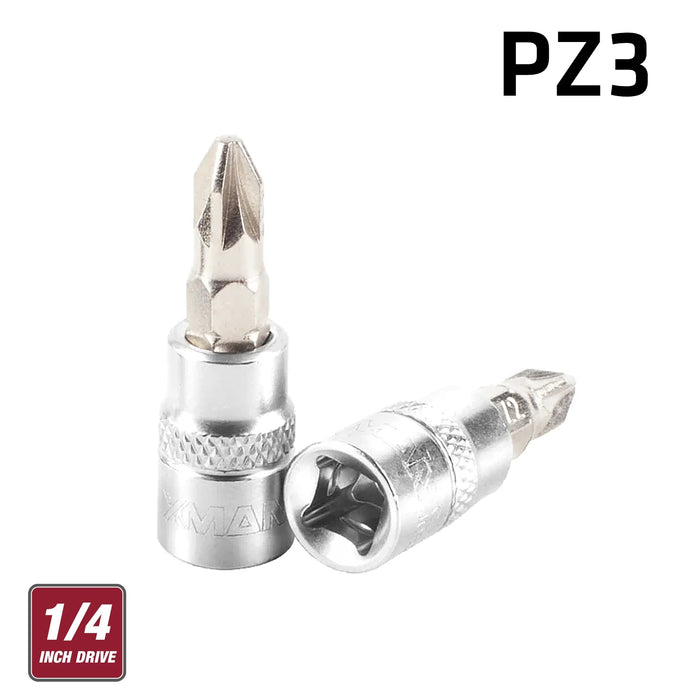 Fixman Fixman 1/4' Dr.Bit Socket Pz3 Pozi Screwdriver Bit Fix J0823