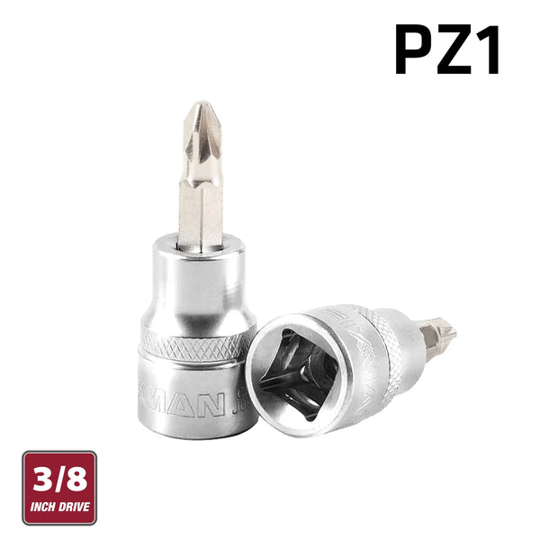 Fixman Fixman 3/8' Dr.Bit Socket Pz1 Pozi Screwdriver Bit Fix J0935