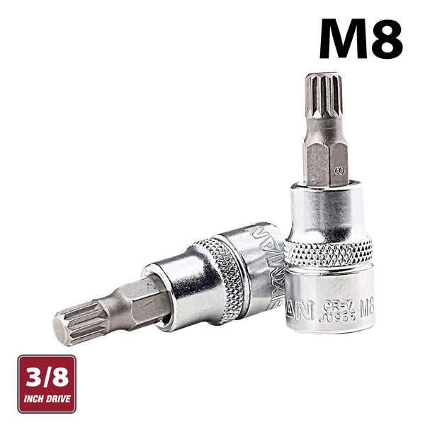 Fixman Fixman 3/8' Dr.Bit Spline Socket M8 Fix J0955