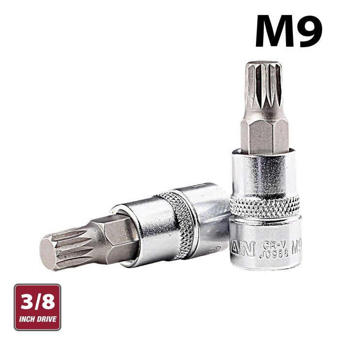 Fixman Fixman 3/8' Dr.Bit Spline Socket M9 Fix J0956