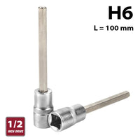 Fixman Fixman 1/2' Dr. 6 X 100 Mm Hex Allen Bit Socket H6 Fix J1001