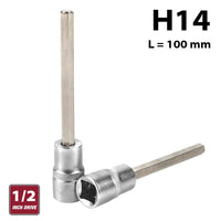 Fixman Fixman 1/2' Dr.14 X 100 Mm Hex Allen Bit Socket H14 Fix J1006