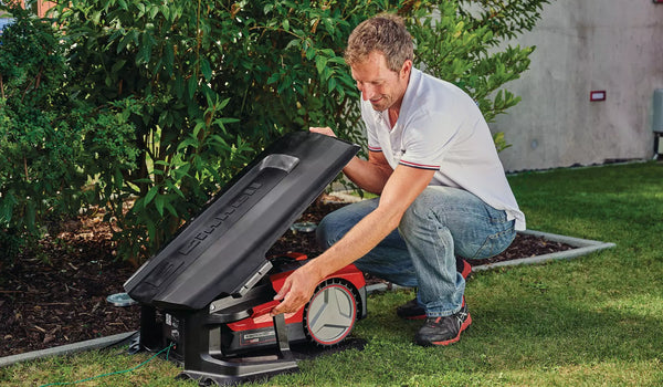 Einhell robot lawn mower garage 3414024