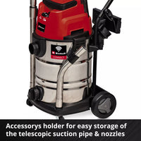 Einhell Cordless Wet/Dry Vacuum Cleaner Tp-Vc 36/30 S Auto-Solo – 2347143