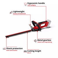 Einhell | Cordless Hedge Trimmer Gc-Ch 18/40 Li Solo - 3410940